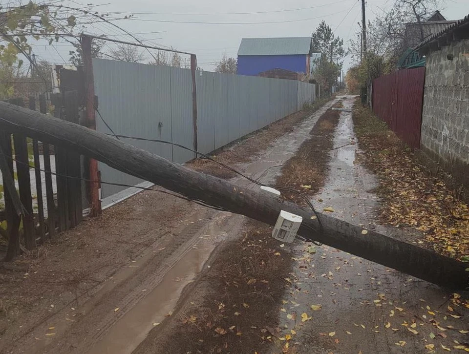 Из-за аварии на многих улицах нет света. Фото очевидцев