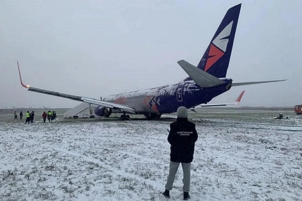 На борту воздушного судна находилось 186 пассажиров, в том числе 14 детей. Фото: Центральное МСУТ СКР