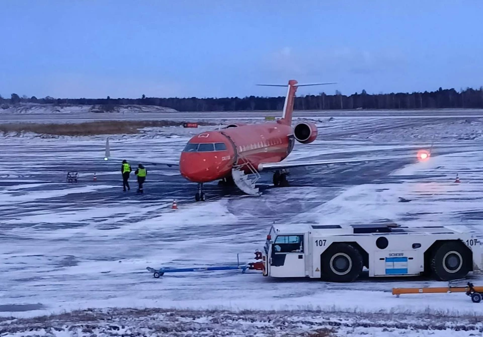 Воздушное судно вернулось в Томск 27 октября примерно в 18.00. Фото: Западно-Сибирская транспортная прокуратура