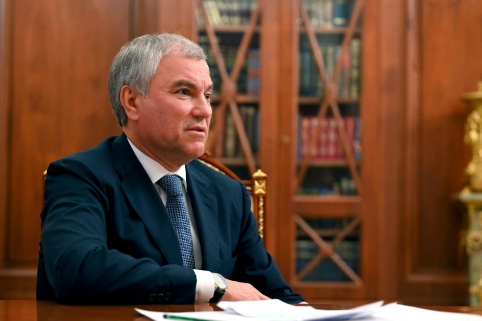 Спикер Госдумы РФ Вячеслав Володин