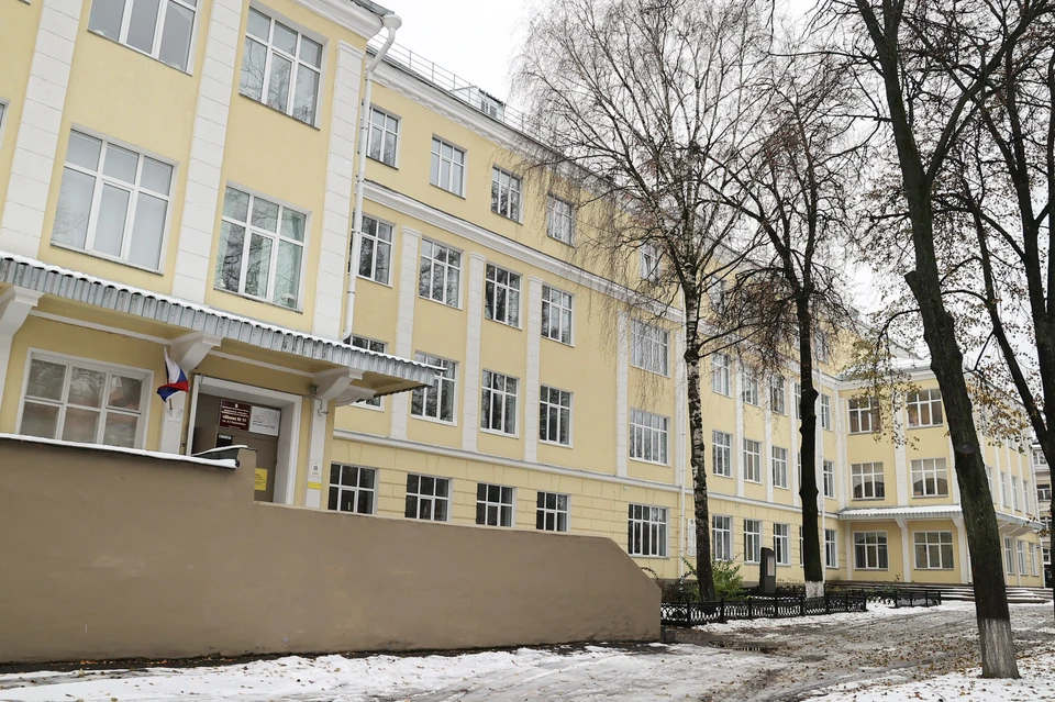 Школа была на ремонте с весны.