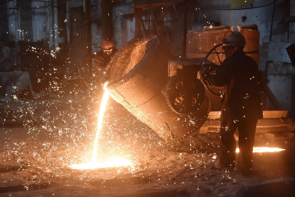 Более половины от всего экспорта составили металлы и изделия из них. Фото: сайт Главы ДНР