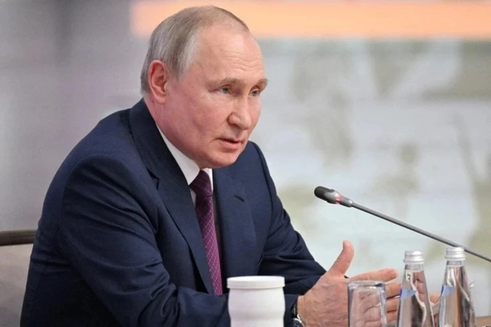 Президент соседней с Беларусью РФ Путин сказал про создание единого пространства мира в Евразии. Фото: REUTERS