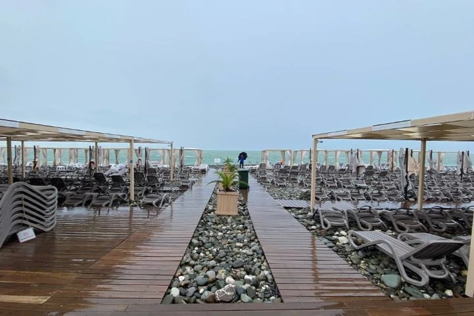 9 ноября на курорте ожидаются дождь, грозы и усиление ветра.