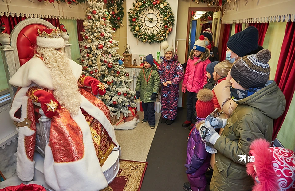 Дед Мороз посетит на поезде десятки городов