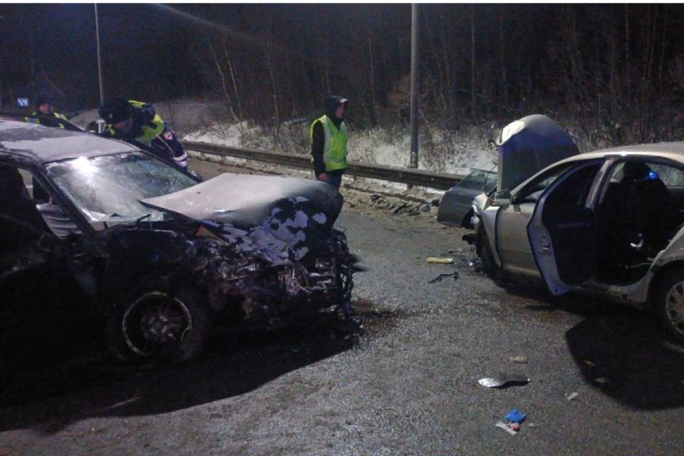 В ДТП под Мурманском пострадали четыре человека. Фото: ГИБДД по Мурманской области