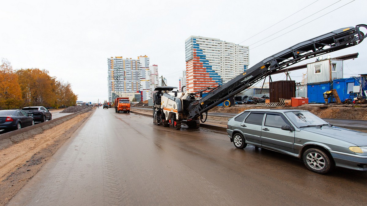 В поселке Шушары выполнили 70% работ по реконструкции Пушкинской улицы -  KP.RU