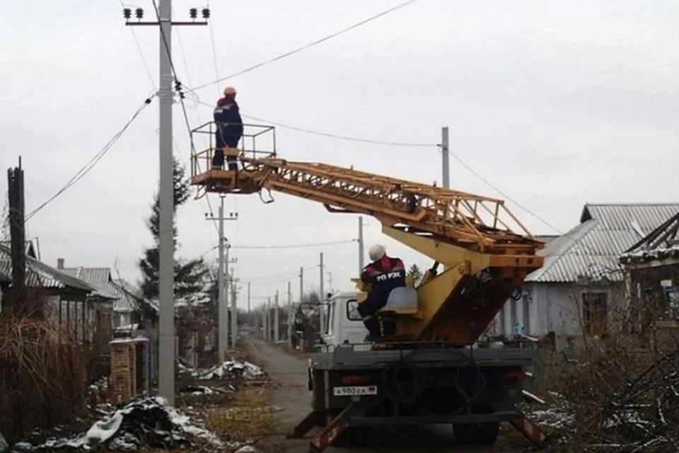 В ДНР 154 тысячи абонентов остаются без света из-за непогоды(архивное фото). Фото: Министерство угля и энергетики ДНР