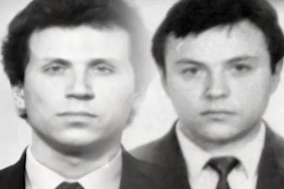 Главарь банды Игорь Колчин (слева) и его брат Владимир. Фото: Кадр из т/с «Следствие вели…», НТВ