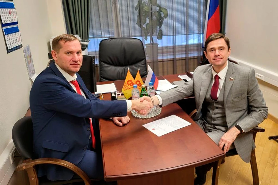 Константин Терещенко и Александр Аксёненко. Фото: Пресс-служба партии «СРЗП»