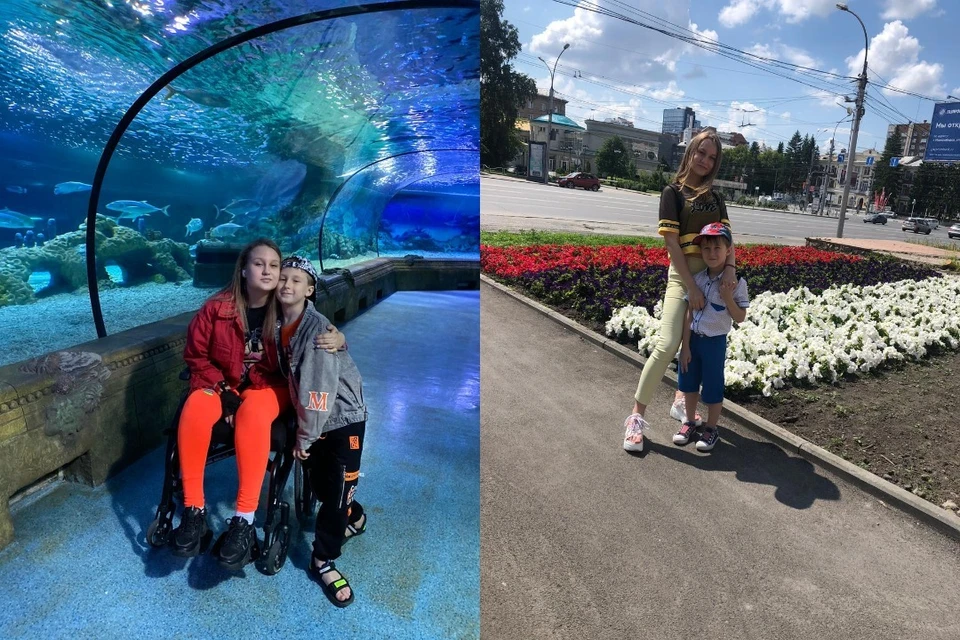Лиза Данченко с братом до и после инсульта