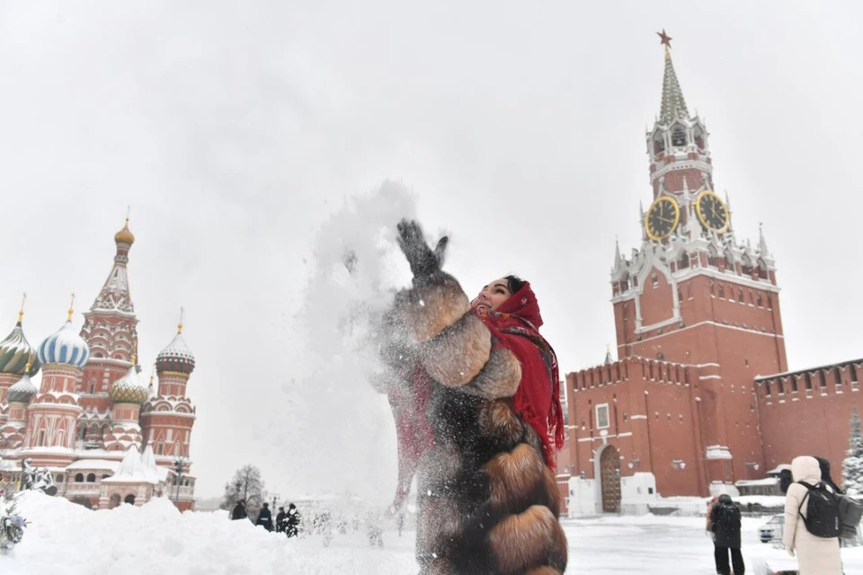 В столичном регионе местами все еще идет снег, но осадки минимальны