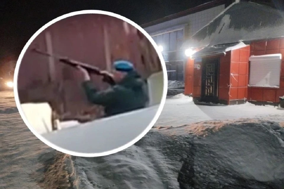 Дачника с винтовкой, зарезавшего прохожего, арестовали под Новосибирском. Фото: СК РФ НСО // предоставлено очевидцем.