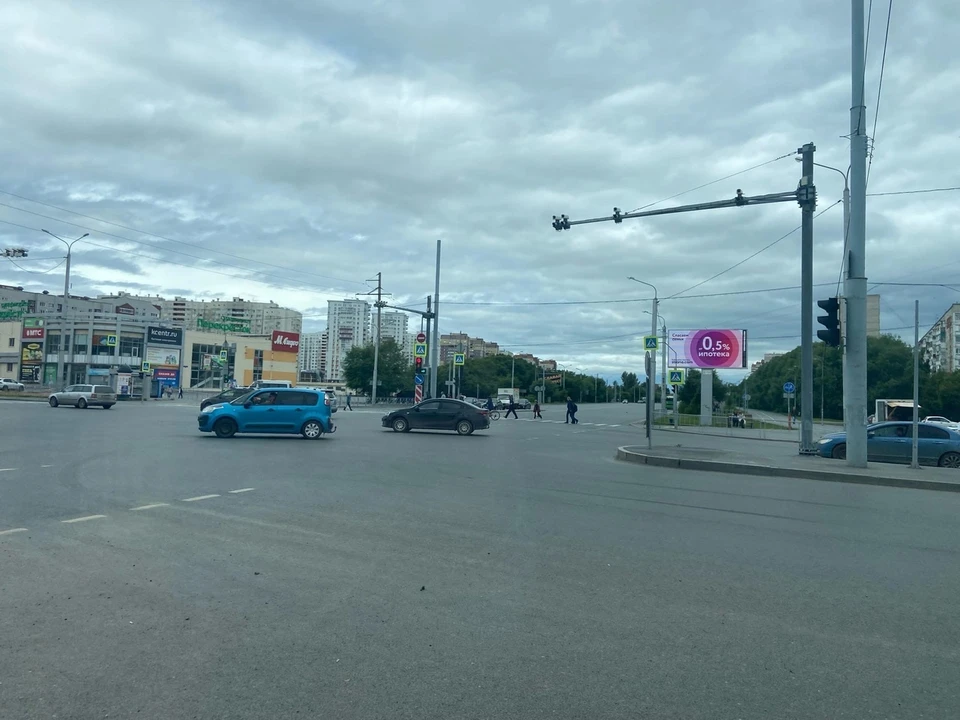 Жители Тюмени снова недовольны распределением движения у объездной города.