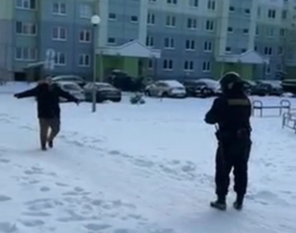 ЧП случилось в Гродно в пятницу, 5 января 2024 года. Фото: телеграм-канал «Тревожная кнопка. ОНТ».