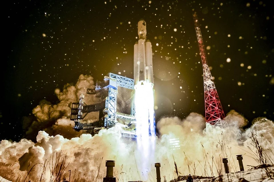 Старт РН "Ангара-А5" с космодрома "Плесецк". Фото: Госкорпорация "Роскосмос"
