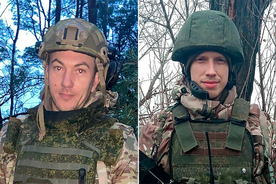 Рядовой Дмитрий Марченко и рядовой Александр Коровин