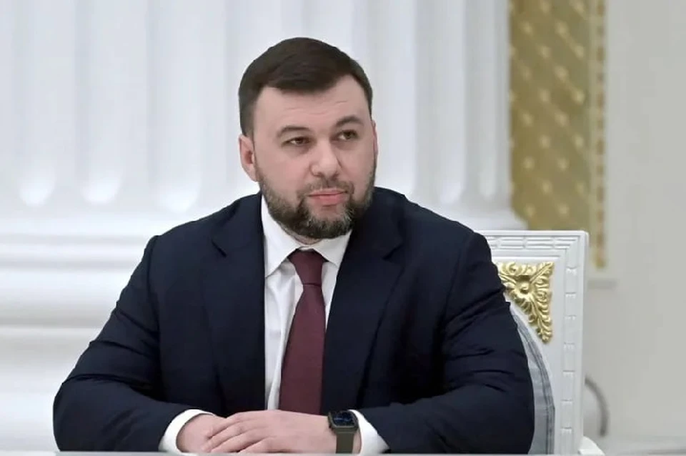 Денис Пушилин заявил, что необходимо провести полную демилитаризацию и денацификацию Украины, чтобы обеспечить полную безопасность для жителей России. Фото: сайт Главы ДНР