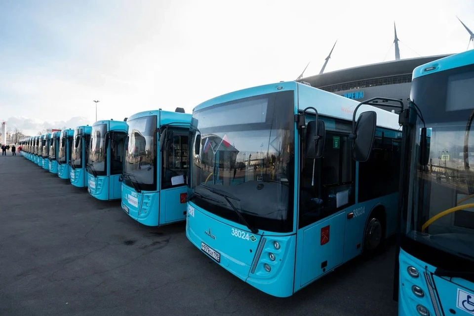 Около 880 единиц общественного транспорта закупят в Петербурге в 2024 году.