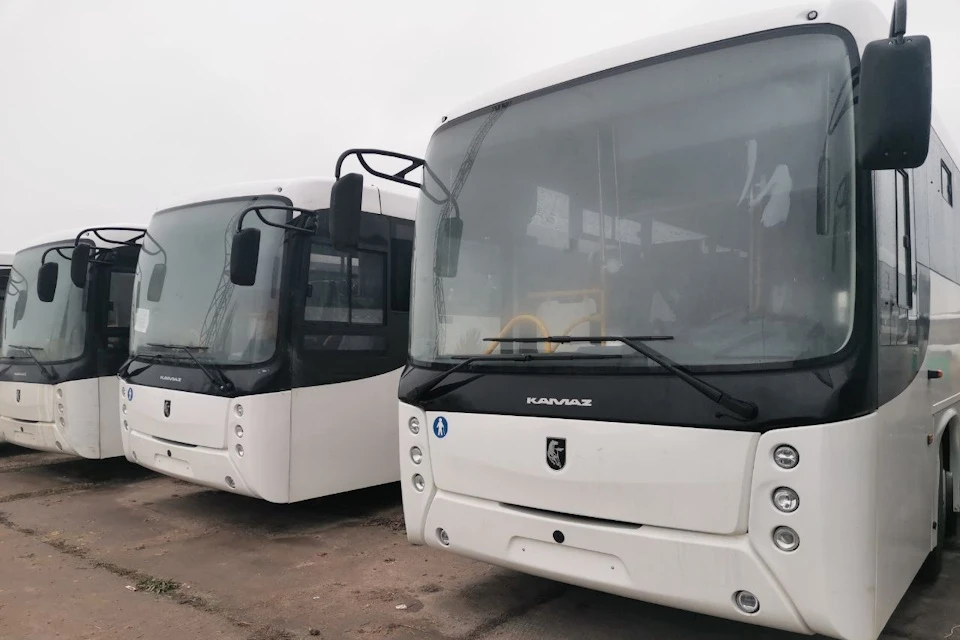 Новые автобусы уже готовы выйти на маршруты Фото: министерство транспорта Херсонской области