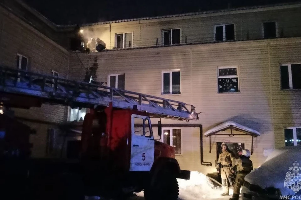 В Новосибирске прокуратура выявляет обстоятельства пожара по улице Костычева (Фото: ГУ МЧС России по Новосибирской области)