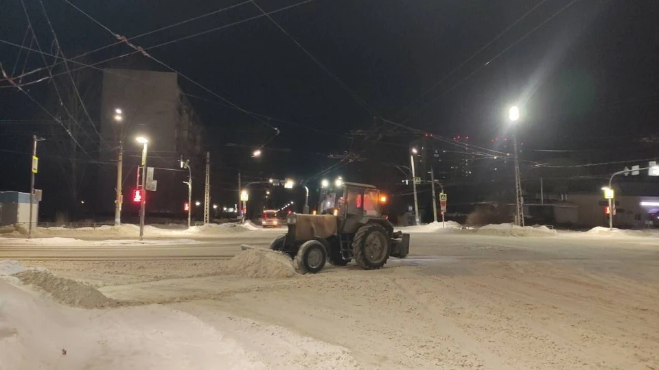 В Ульяновске 22 января продолжается очистка города от снега | ФОТО: администрация Ульяновска