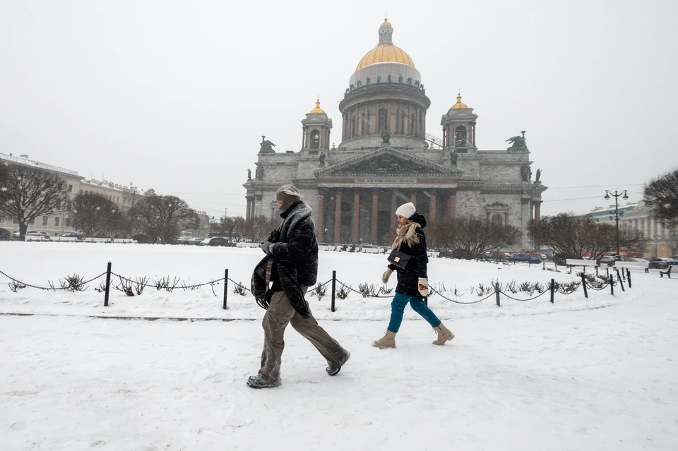 23 января в Петербурге было тепло.