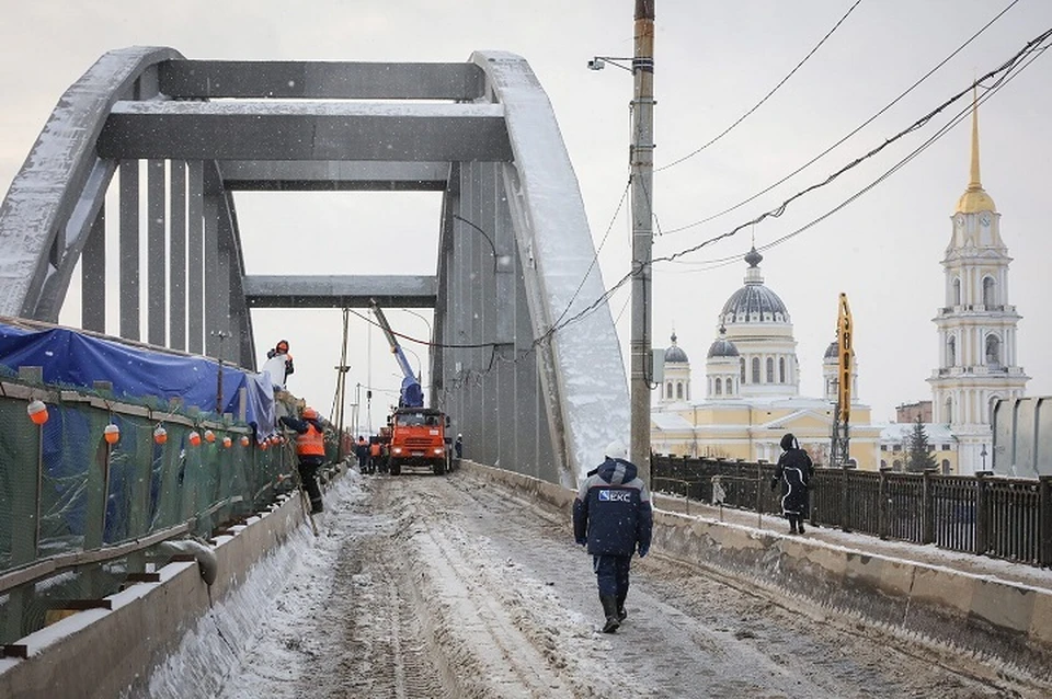 Мост в Рыбинске закроют для проезда по ночам с 29 января.