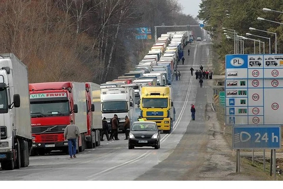 Польша намерена регулировать экспорт товаров с Украины. Фото: Reuters.