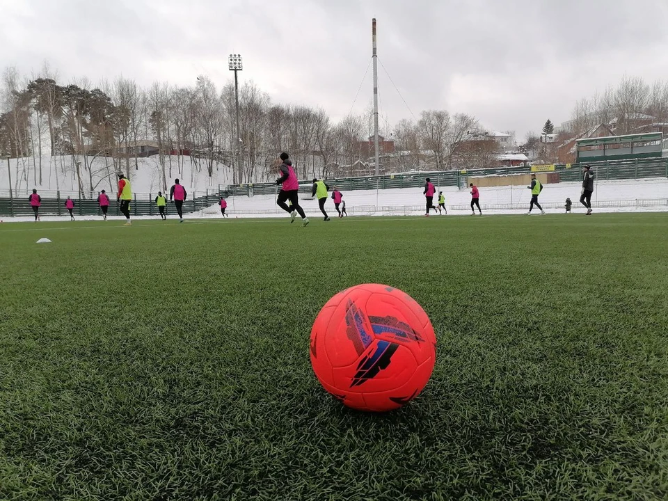 29 января команда провела первую тренировку. Фото пресс-службы владимирского "Торпедо".