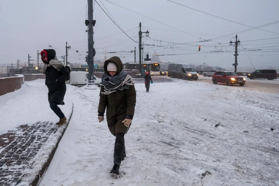Петербуржцам стоит реже выходить на улицу и теплее одеваться из-за морозов.