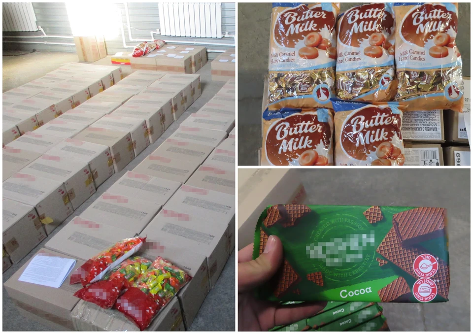 Правительство запретило ввозить в Россию конфеты из Украины. Фото: Челябинская таможня