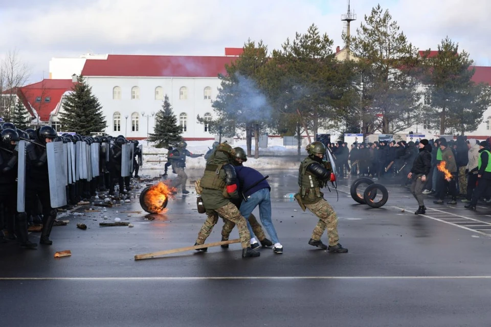 МВД показало, как ОМОН и спецназ будут действовать в случае массовых беспорядков. Фото: МВД Беларуси