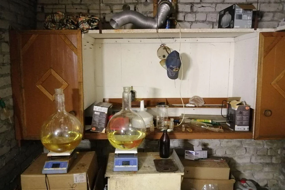 Лаборатория по производству наркотиков