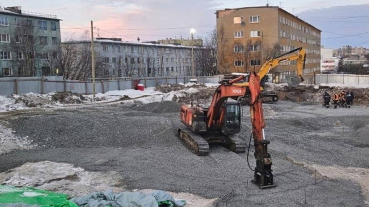 В центре Мурманска начали строить дом для переселения из аварийного жилья -  KP.RU