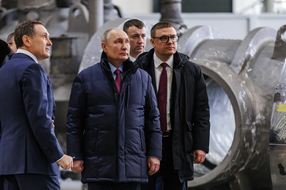 На «Конаре» Владимир Путин посетил два производства