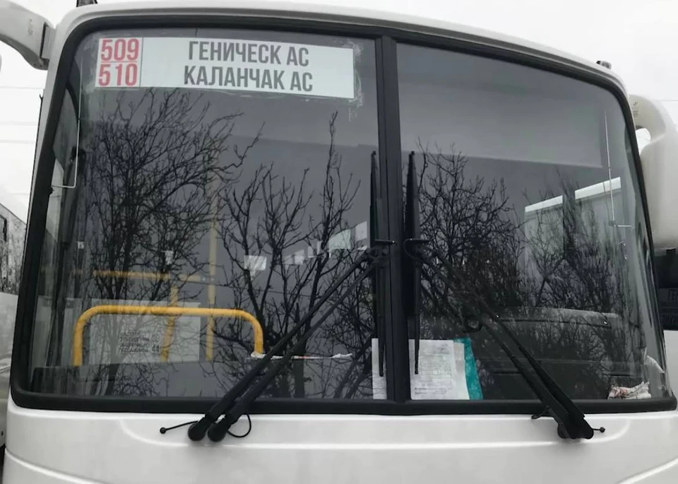 В Херсонской области 19 февраля на дороги вышли 12 новых государственных автобусов. ФОТО: Андрей Алексеенко