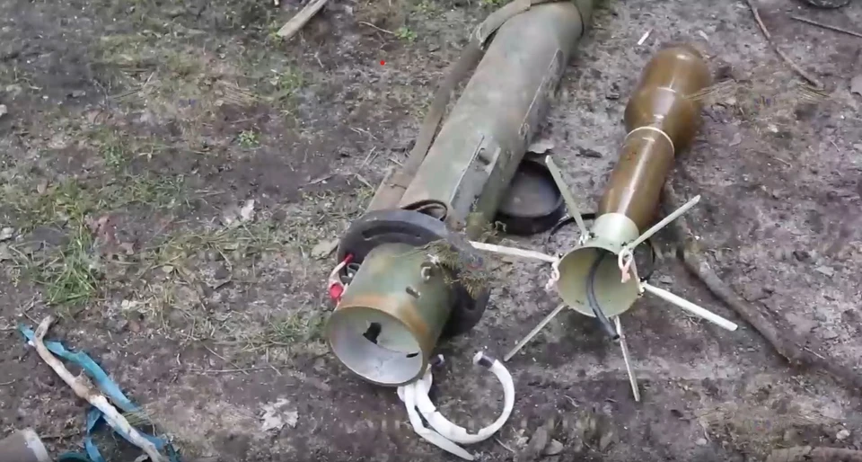 В Запорожской области обнаружен крупный арсенал с боеприпасами. Фото - скриншот с видео