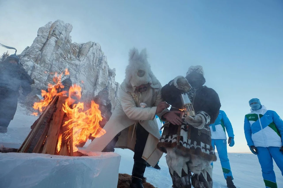 Традиционно церемония зажжения огня Игр пройдет у подножия Ленских столбов. Фото: оргкомитет «Дети Азии»