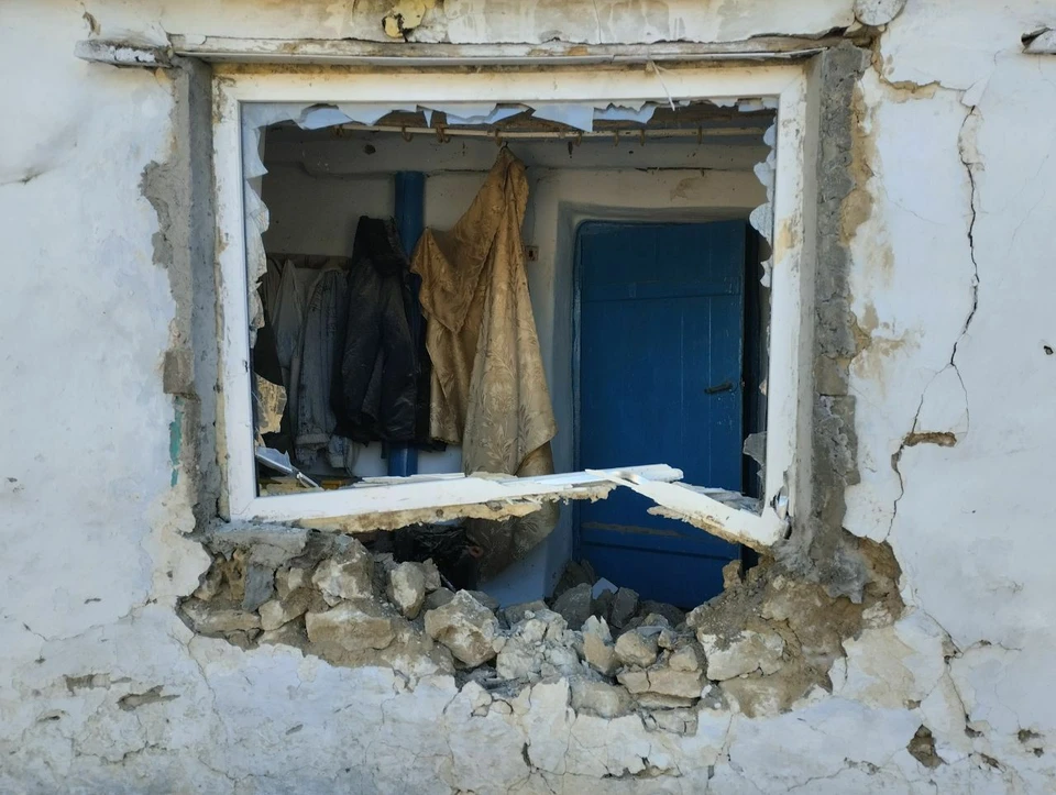 Боевики обстреливают гражданскую инфраструктуру ФОТО: Администрация Горностаевского округа