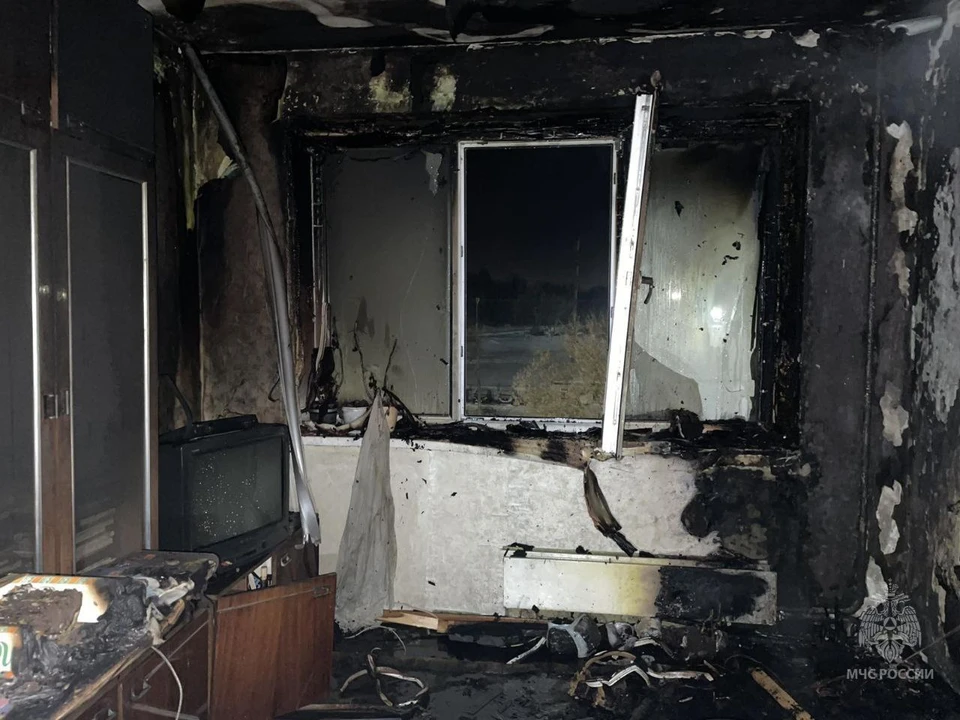 Пожар был ликвидирован, его площадь составила три квадратных метра