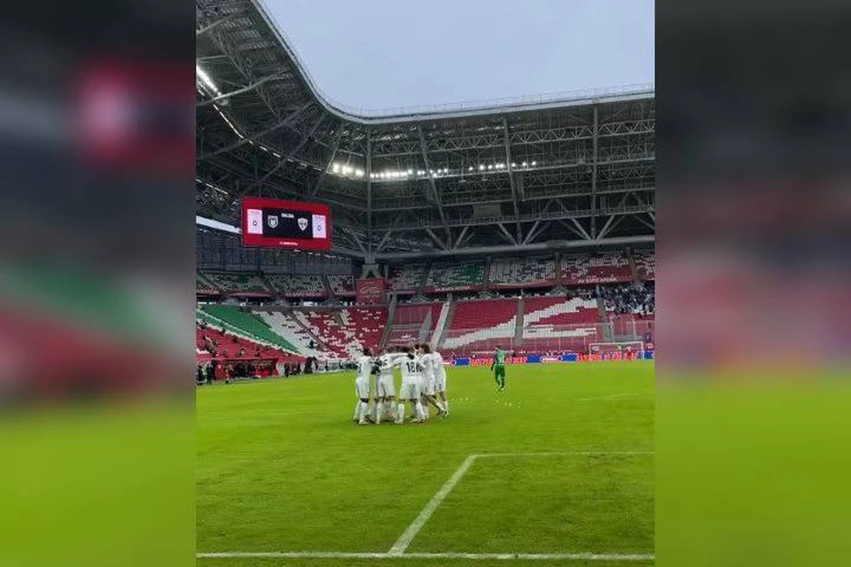 ФК «Пари НН» со счетом 1:0 обыграл «Рубин» 9 марта. Фото: скриншот видео в группе ФК «Пари НН» во ВКонтакте
