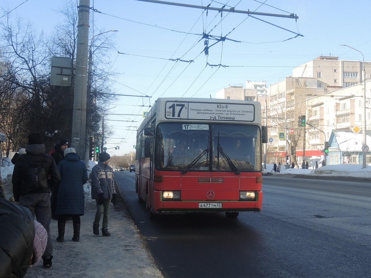 Во Владимире автобусный маршрут №17 пока не планируют возвращать - KP.RU