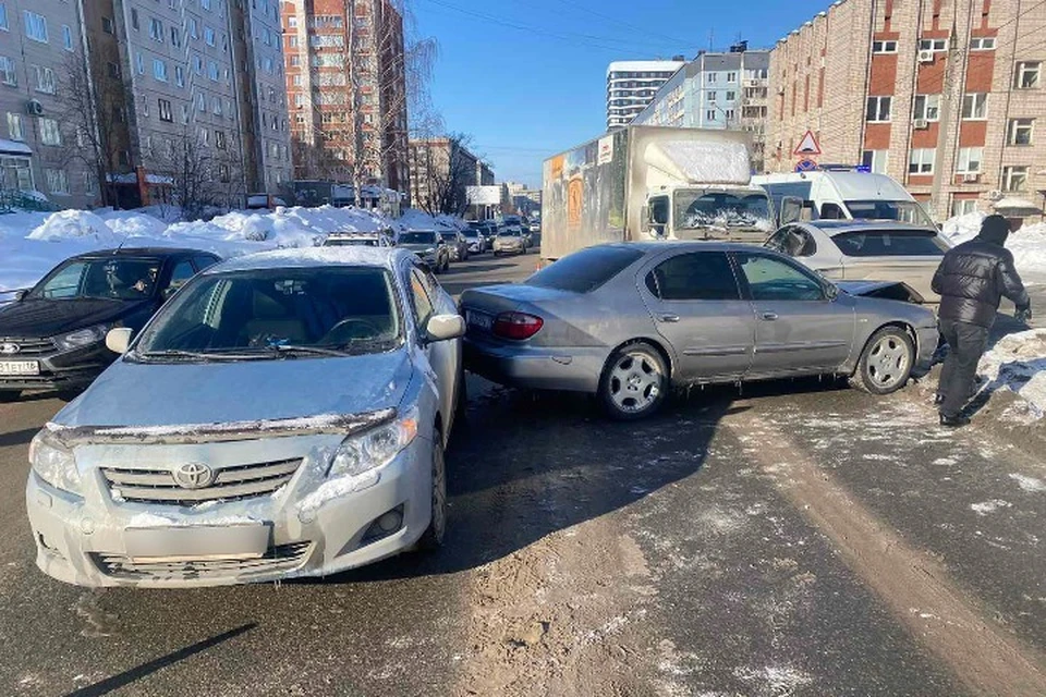 В аварии пострадали два человека. Фото: Госавтоинспекция Удмуртии