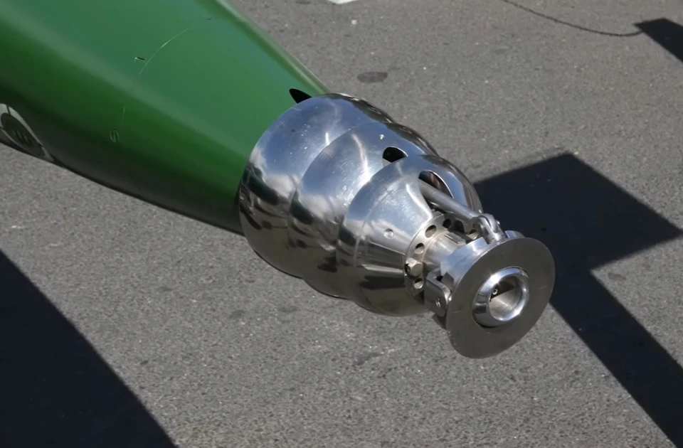Носовой кавитатор торпеды ВА-111 "Шквал" с изменяемым углом кавитации.