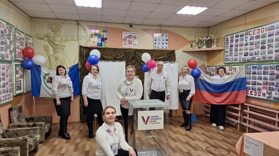 В Иркутской области закрылись 1 872 избирательных участка для выборов президента. Фото: Избирательная комиссия Иркутской области