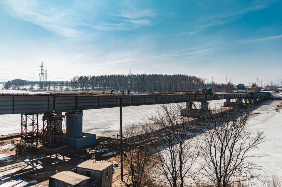 Под Липецком новый мост соединил берега Матырского водохранилища