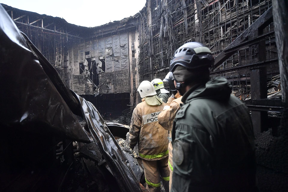 МЧС России полностью ликвидировало последствия пожара, а также закончило разбор завалов в «Крокусе»