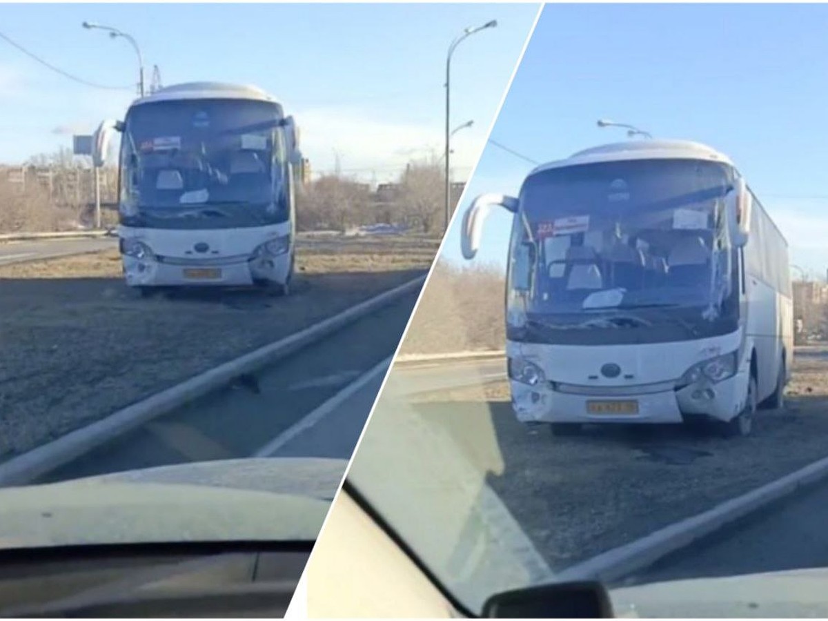 В Екатеринбурге автобус, в котором ехали восемь человек, вылетел в кювет -  KP.RU