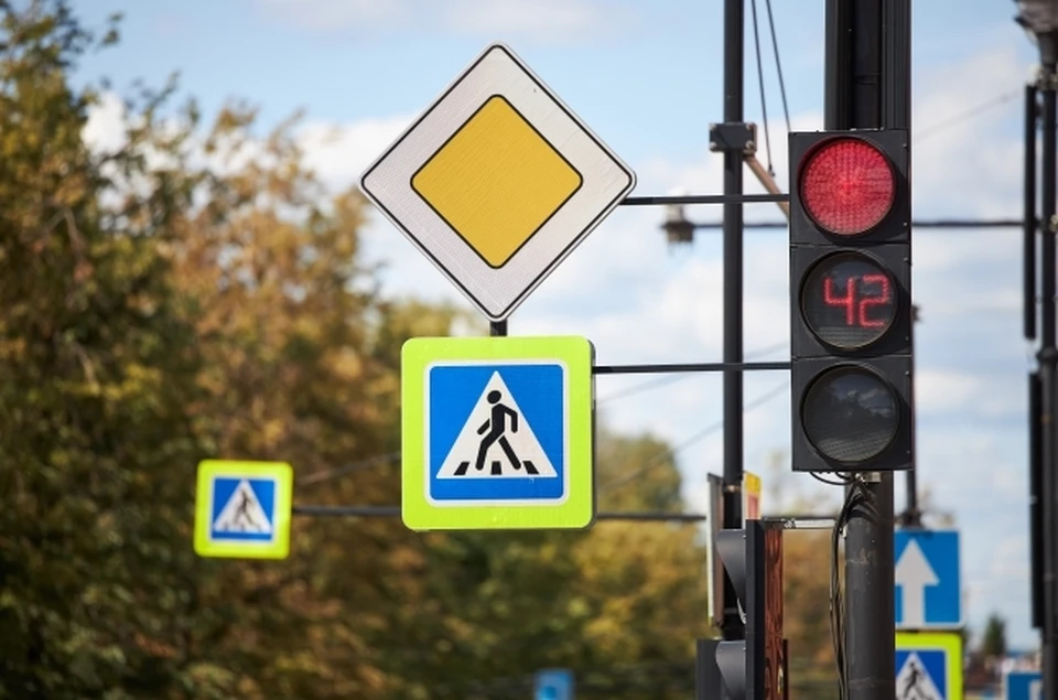 Отключение светофоров на улице Рябикова в Ульяновске связано с плановыми работами. Фото архив КП